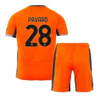 Dětský Fotbalový dres Inter Milan Benjamin Pavard #28 2023-24 Třetí Krátký Rukáv (+ trenýrky)